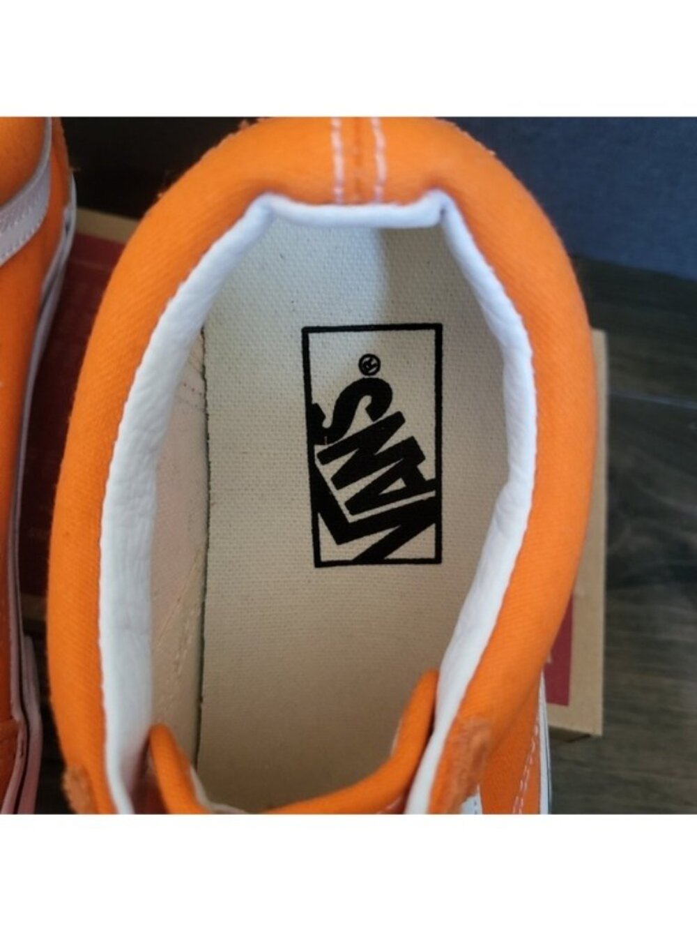 Vans Old Skool Orange Tiger Women 5.5 VNOA5KRFAVM (2022) Suede Canvas 0826 - Picture 4 of 8